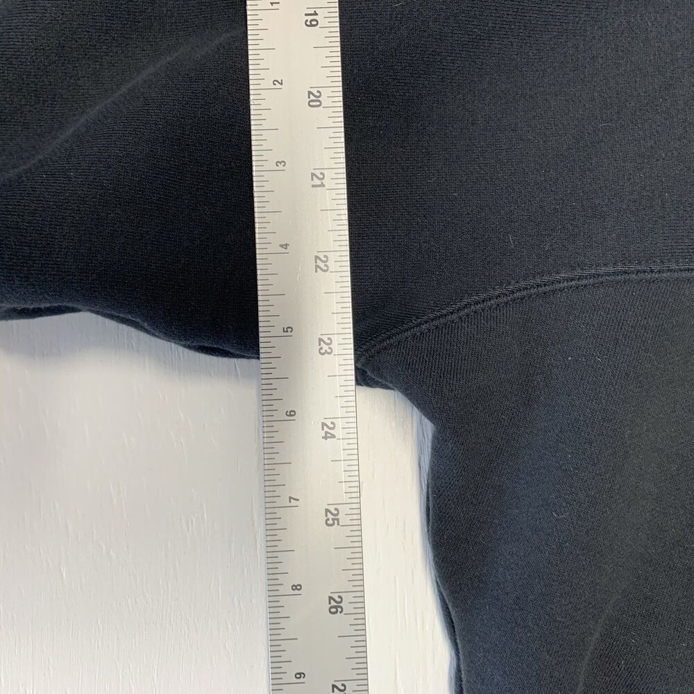 Jordan Hoodie Womens Crop L Black Loose Fit Pullover Sweater Sweatshirt - Picture 10 of 14